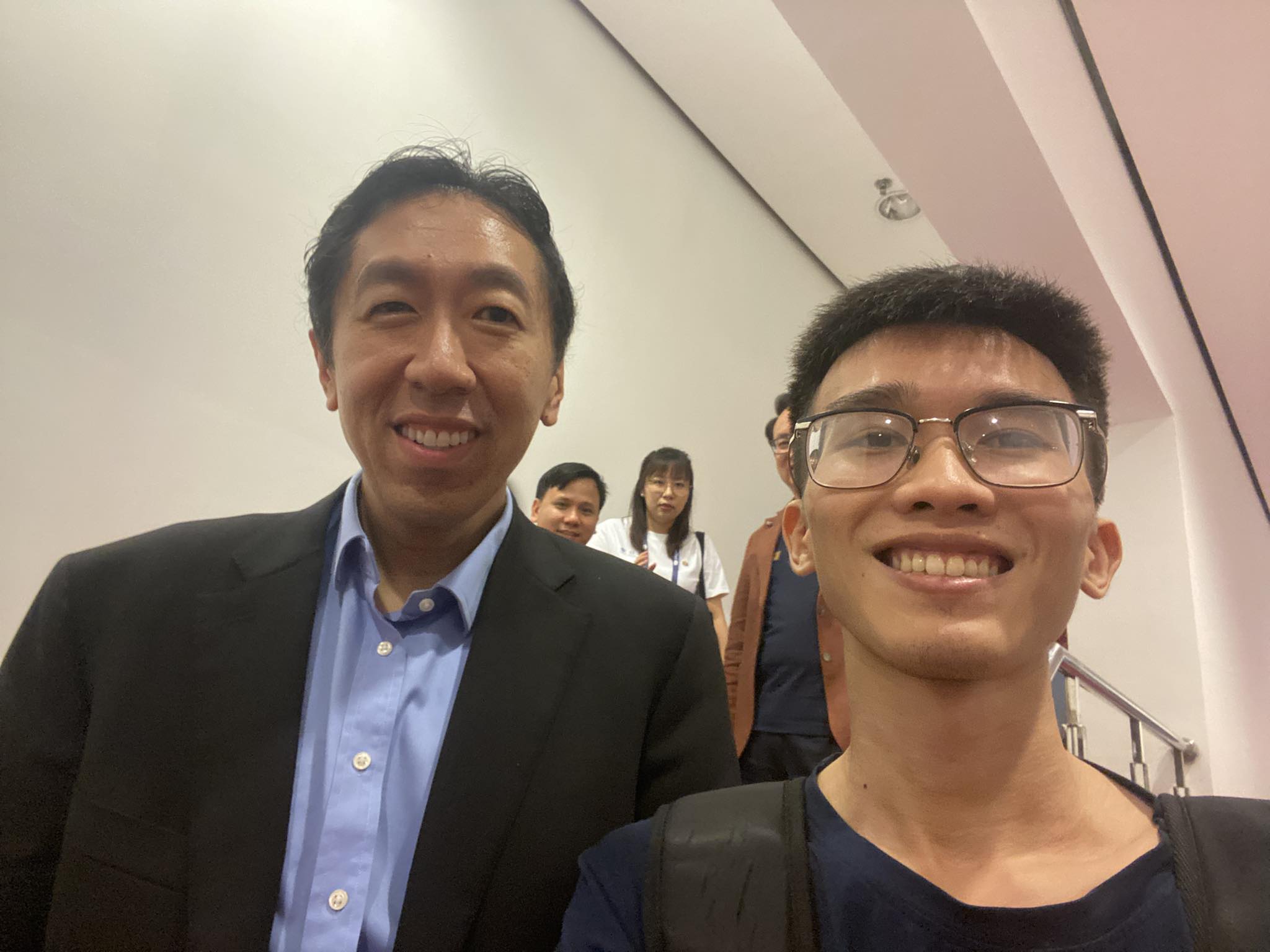 With Andrew NG